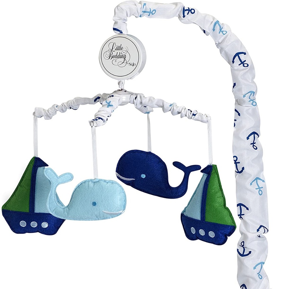 Little Bedding by NoJo Splish Splash Musical Mobile